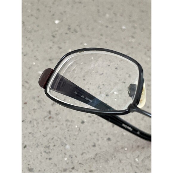 Nike Men's Eyeglasses Frames Only 8060 027 Black/Cherry Rectangular 47[]17 140 - Picture 8 of 8